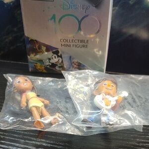 Disney Coco And Pocahontas Mini Figures Set - 100 Years Collectibles